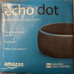 Amazon Echo Dot (3rd Gen) — Brand New & Sealed $24
