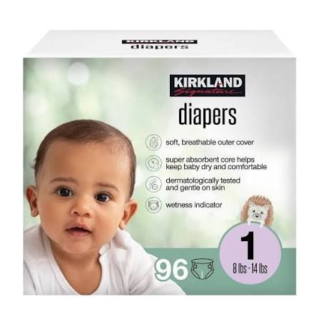 Kirkland Size 1 Diapers 