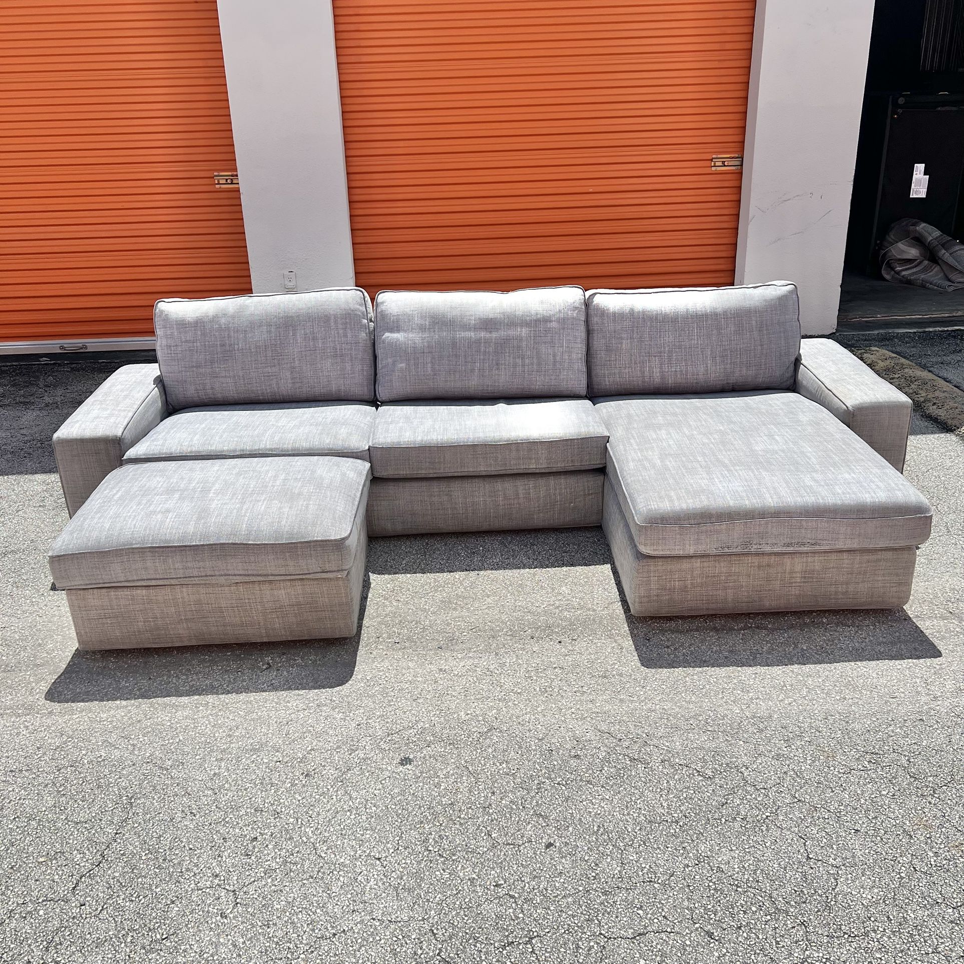 Light Gray Sectional Couch π SAME DAY DELIVERY