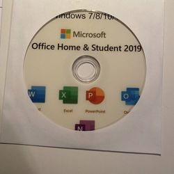 Microsoft Office Home & Student  2019 For 1 Pc Dvd & Lifetime License Key 