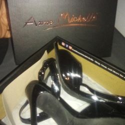 Anna Michelle Black Heels