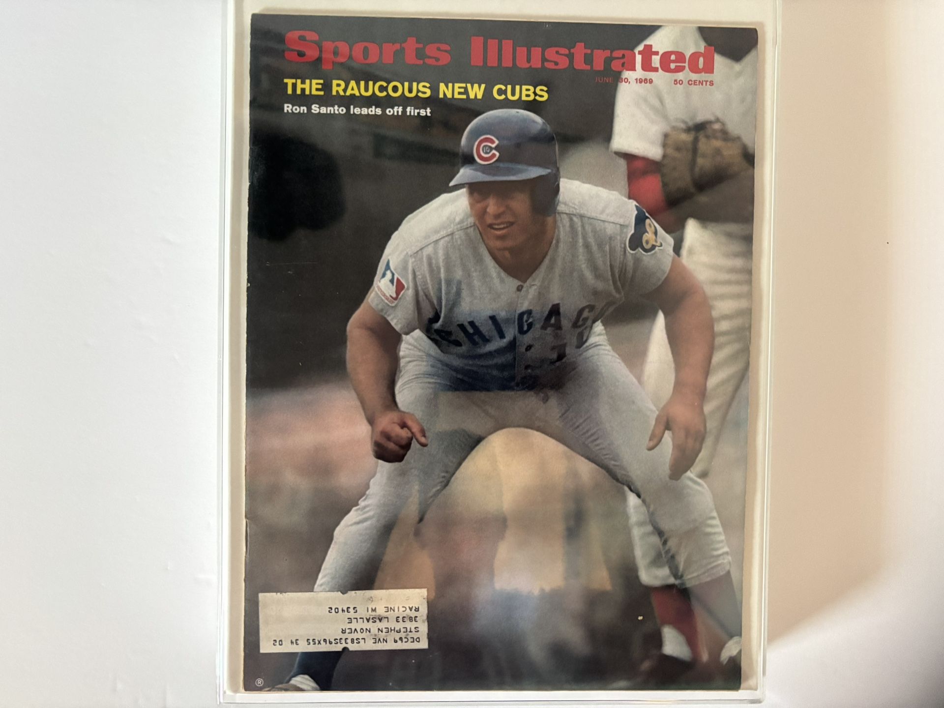 1969 Ron Santo Sports Illustrated Magazine