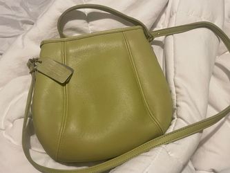 Coach Leather Crossbody Bag Green
