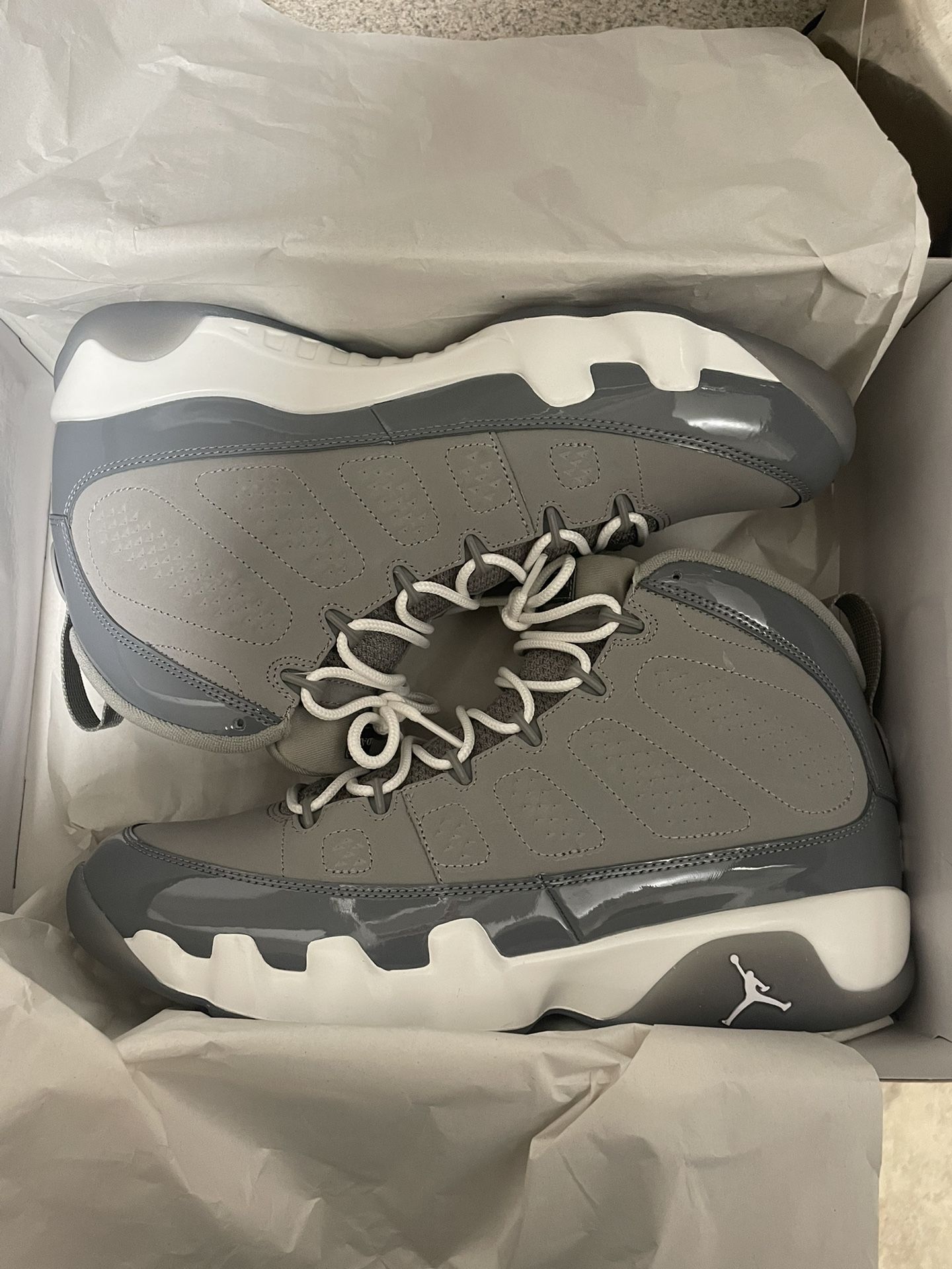 Jordan Cool Grey 9s Size 12