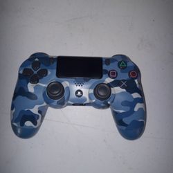 Dualshock Blue/camouflage Ps4 Controller 