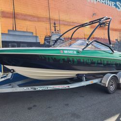 2000 Bayliner 2050 LX Capri Ski Boat Open Bow