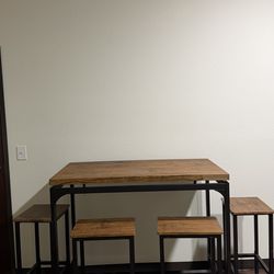 Wooden High Top Table