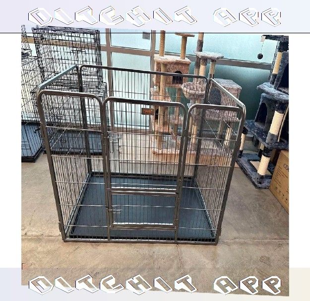 Firm Metal Dog Crates - Stable and Secure day have