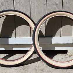 Bike Tires- WhiteWalls