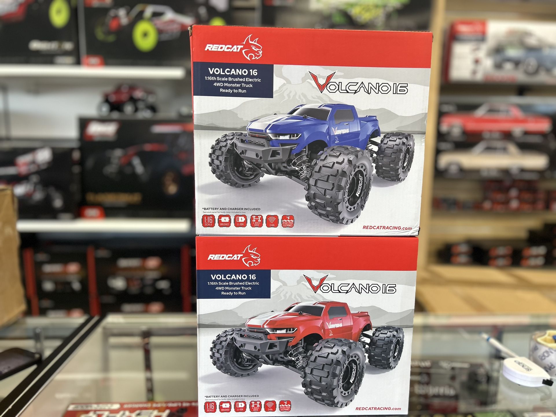 Redcat Volcano-16 1/16 Brushed Monster Truck