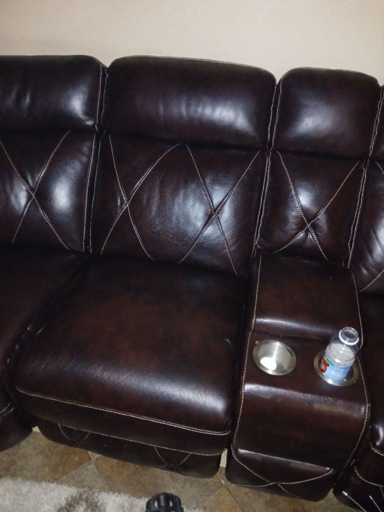 Brown couch