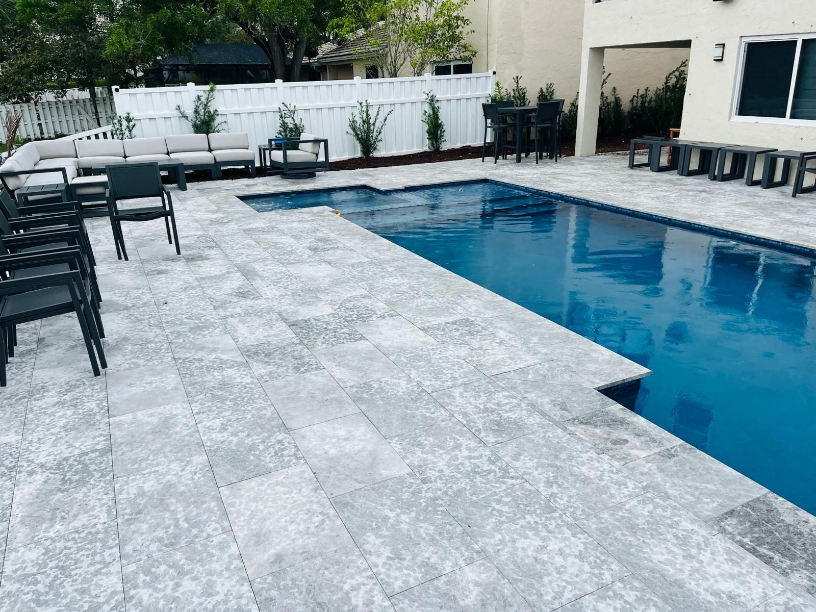 12x24x1 Silver Grey Sandblasted