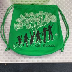 Girl Scout Draw String  Back Pack