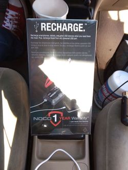 Recharge noco boost plus.
