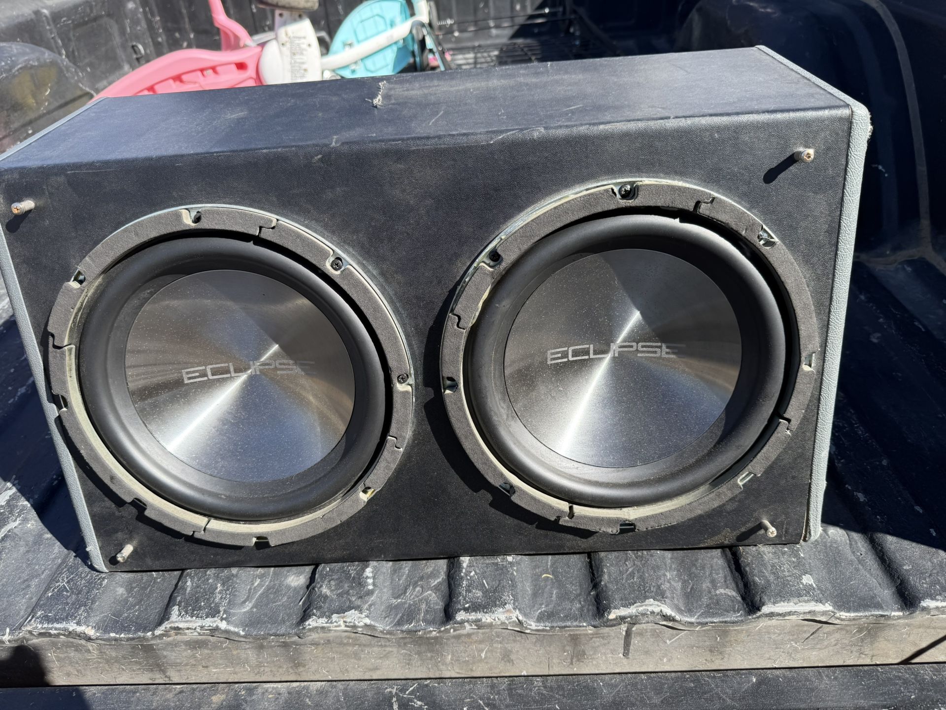 Sony stereo with 2 10” Eclipse subwoofers