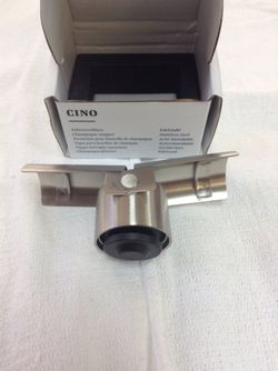 CHAMPAIGNE STOPPER BY CINO STAINLESS. STEEL OPEN BOX NEVER USED