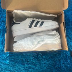 Adidas Superstar White And Black 