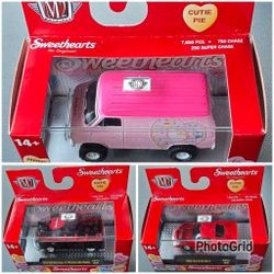 M2 Machines 1:64 Sweethearts 2026 released vehicles 