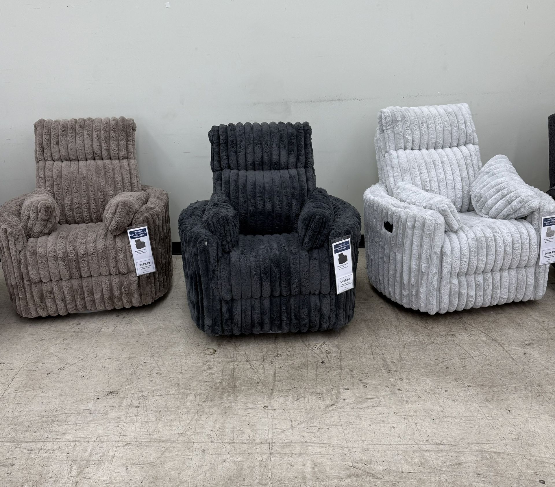 Parker Recliners In 3 Colors