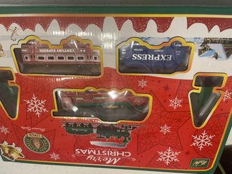 ZJL Chong Jia Long Christmas train set new in box