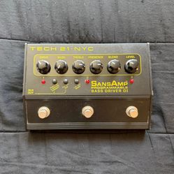 TECH 21 NYC Sansamp Programmable Bass driver DI pedal