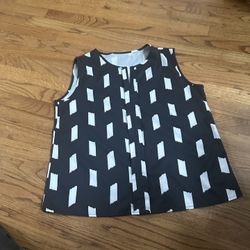 Women’s Sleeveless One X Dress Blouse