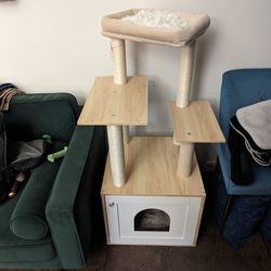 Cat Tree With Litter
