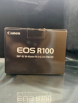 Canon EOS R100 Mirrorless Camera with 18-45mm Lens