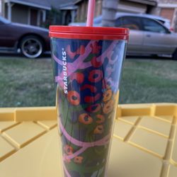 Venti Starbucks Jungle Leopard Cold Cup Tumbler