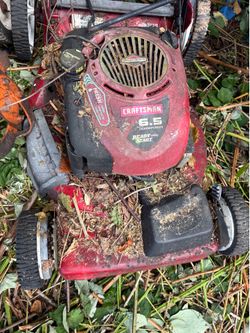 Briggs and Stratton 6.5 HP motor on a mower.