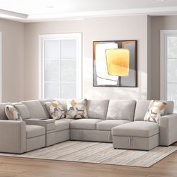 Ashley 673-05 Sectional With Pull Out 🚛❤️😘😍🚛❤️😍