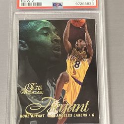 Kobe Bryant 1996-97 Flair Row 2 PSA 9  graded rookie card