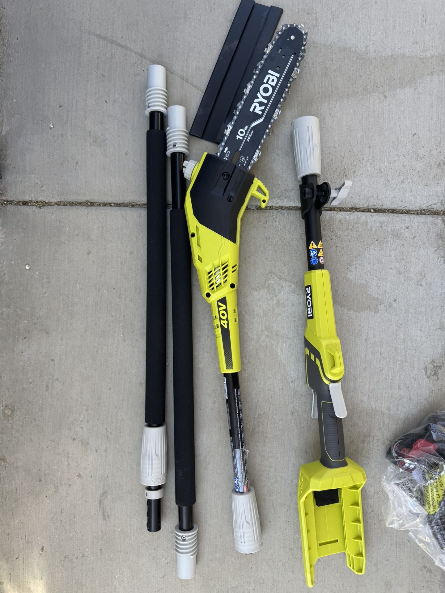 40v Ryobi Pole Saw 10” (Tool Only)