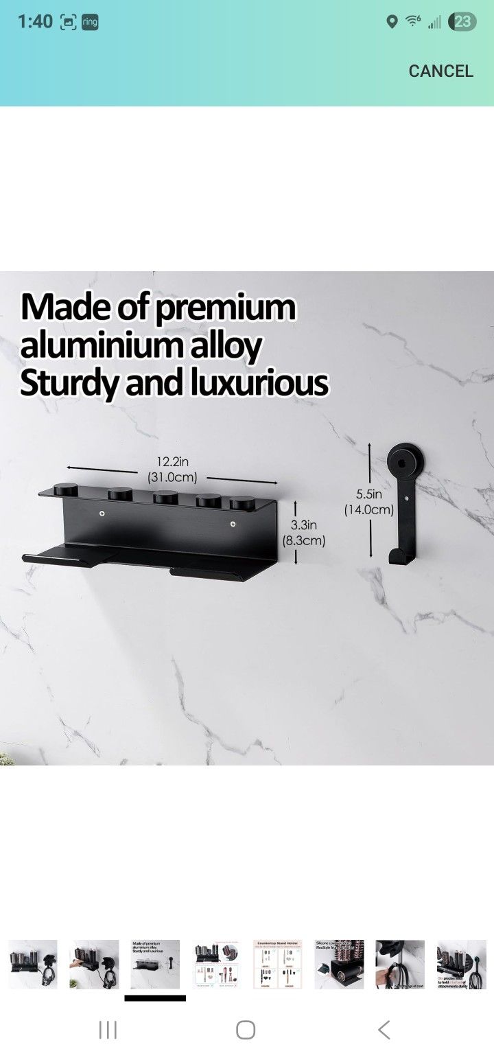 Wall Mount Holder Compatible with Shark FlexStyle