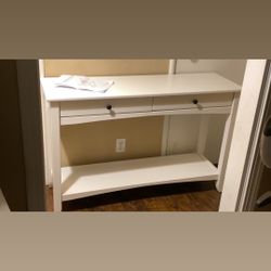 White Entry Table