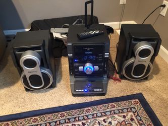 iSymphony Mini Music System with Dual Built-in Universal Dock for iPod MS1 (with Remote)