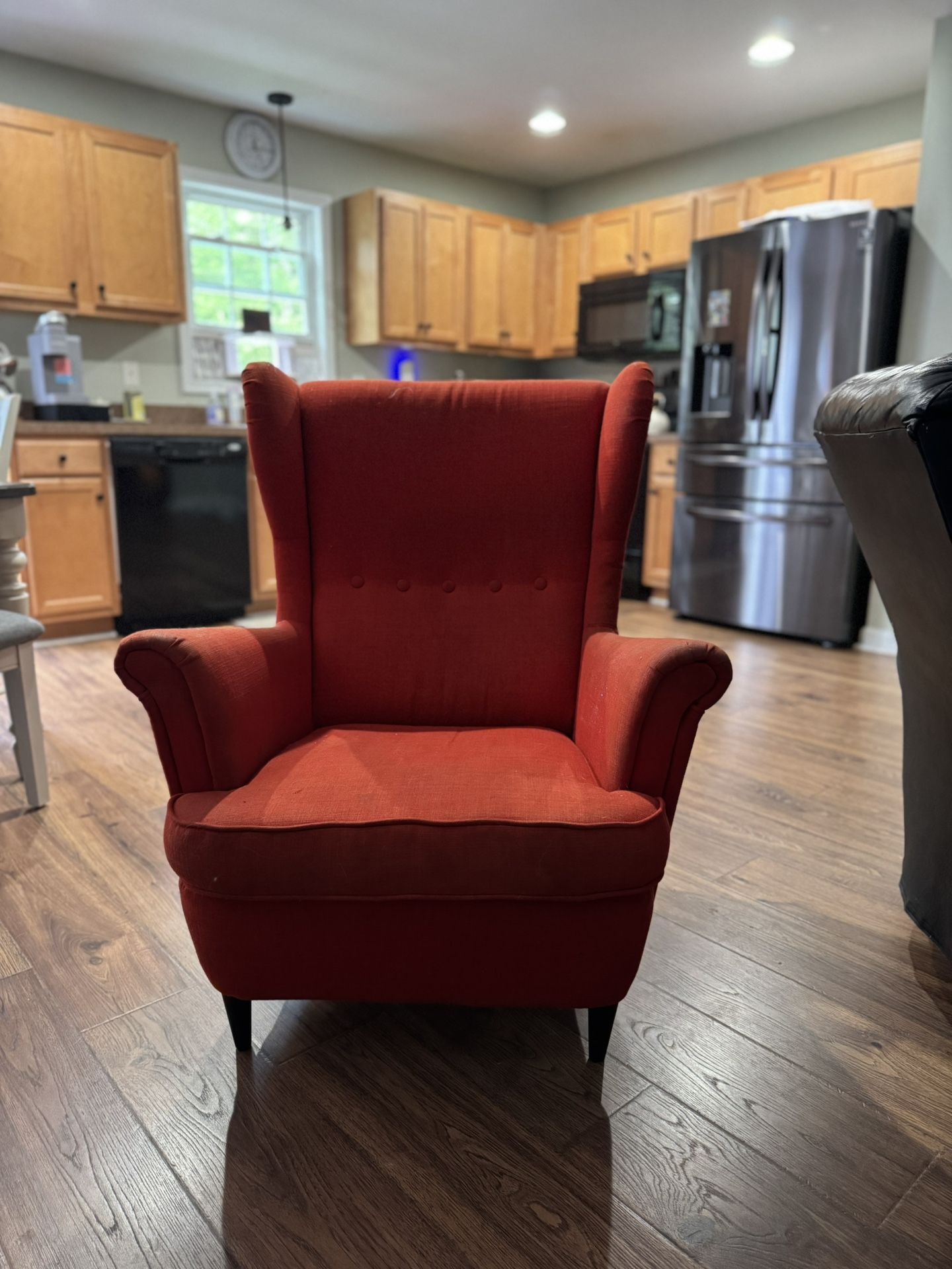 Red Accent Chair 