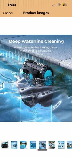 Brand New!Pleco Pro Cordless Robotic Pool Cleaner with Powerful Wall‑Climbing APP Operation, Intelligent Navigation,6L Dual‑Layer Filter,240Min Runtim
