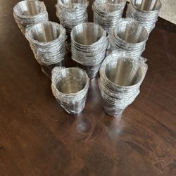 Stainless Steel 2 Ounce Shot Cups $25
