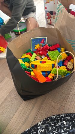 Large DUPLO LEGO Lot – Bag of Blocks