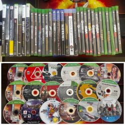 48 Video Games Bundle - PS4, Xbox One, PS3, 360, Wii U, PS2