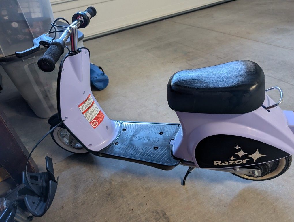 Electric Scooter Razor Pocket Mod Petite Purple, 12V
