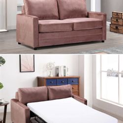New In Box Pink Pull Out  Sleeper Sofa 