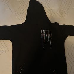 Amiri paint splatter hoodie
