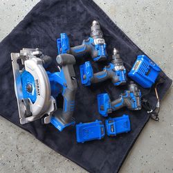 Kobalt power tool set