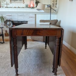 Vintage Williams Kimp drop leaf dining table