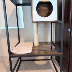 Cat Tree- Metal And Wood