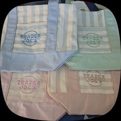 Stripped Trader Joe's Tote Bags