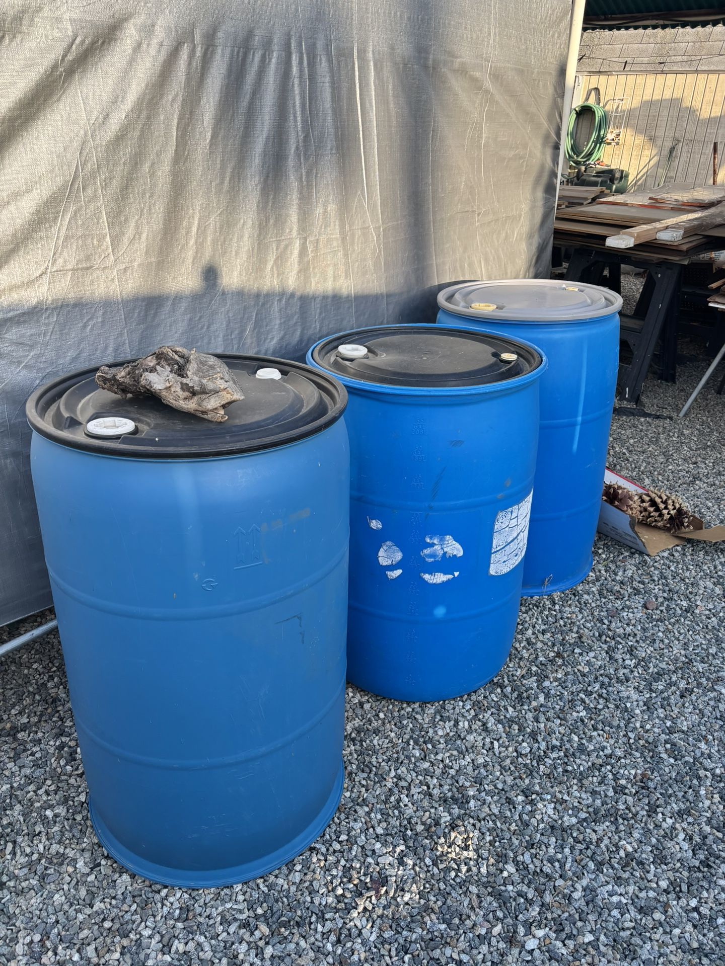 55 Gallon Water Drum