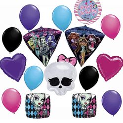 Monster High Birthday Party Supplies Diamonds Balloon Bouquet Decorations